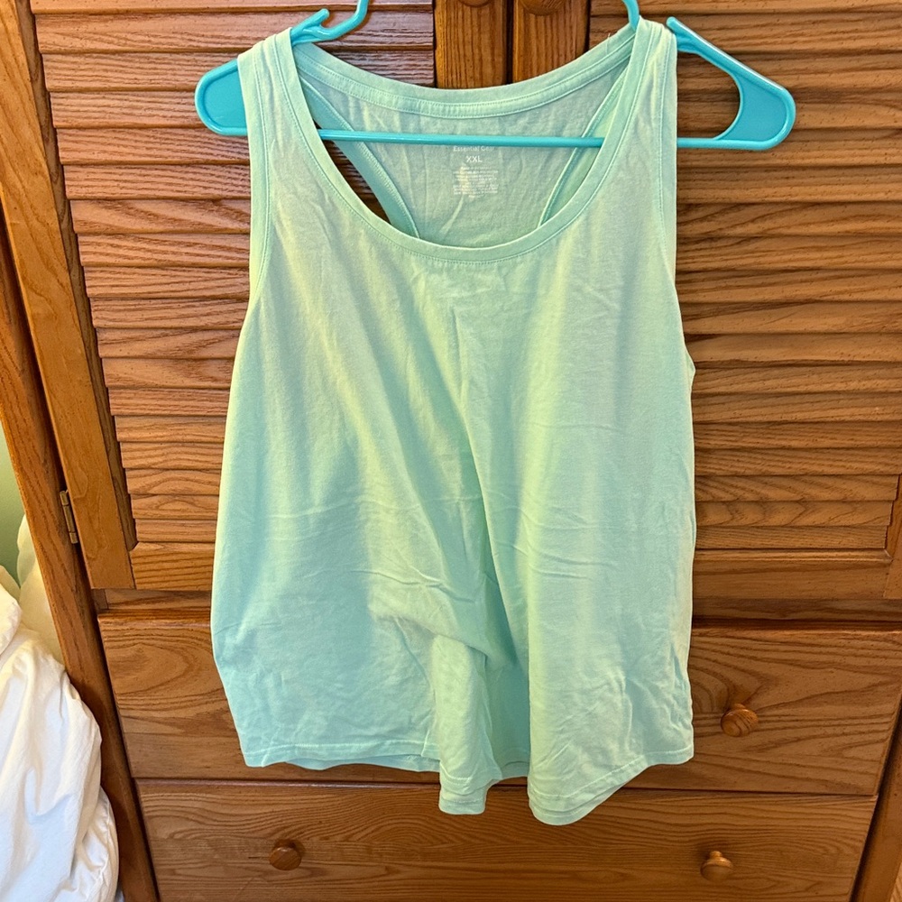 3 Women's Tank Tops - Peach and Mint - Picture 4 of 7
